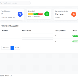 MPWA Gateway Multi Device v7.0